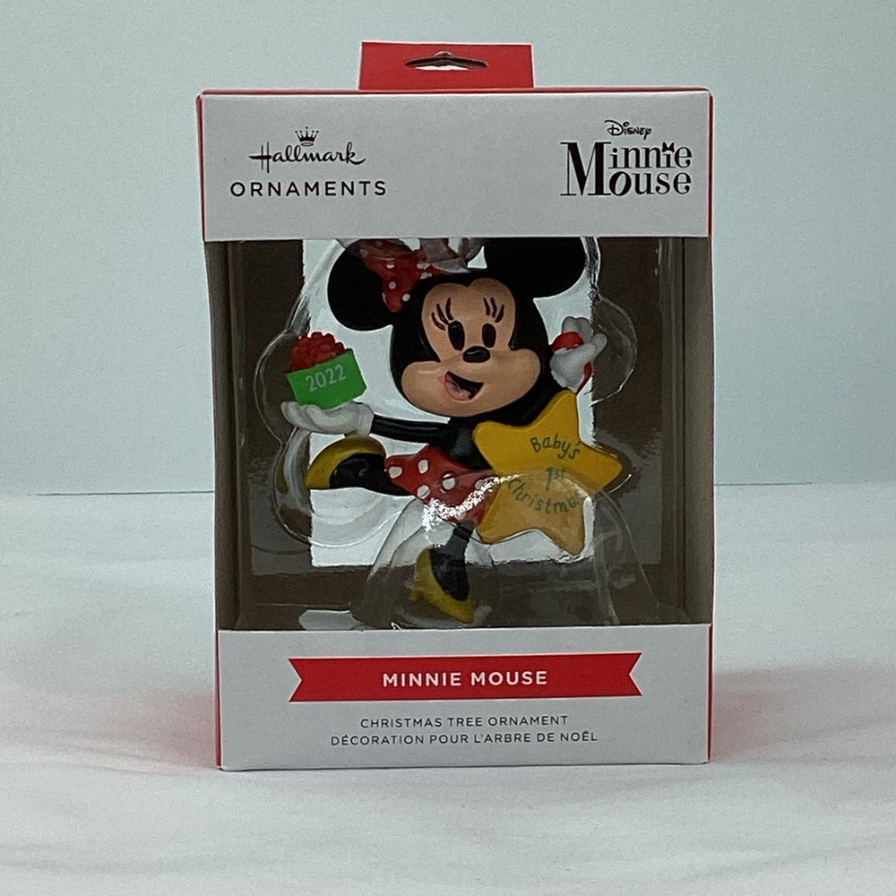Hallmark Minnie Mouse Ornament with Red and White Accents - Picture 1 of 15